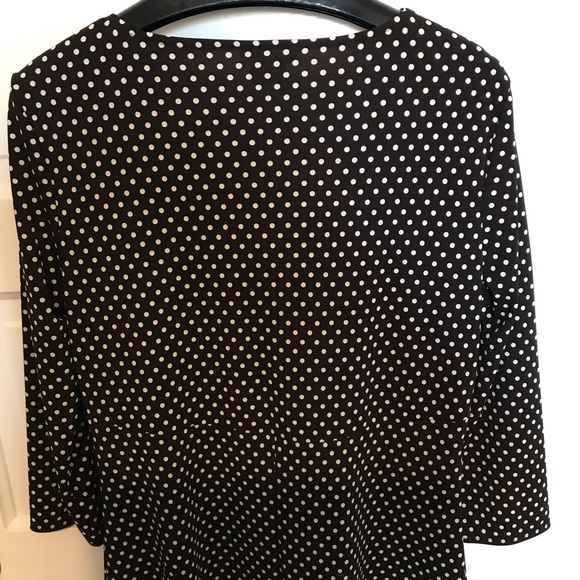 Michael Kors Polka Dot Brown Dress sz 12. - Picture 4 of 10